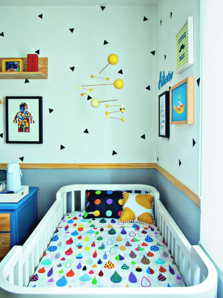 decoração quarto lego barato e funcional