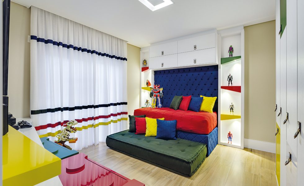 decoração quarto lego barato e funcional