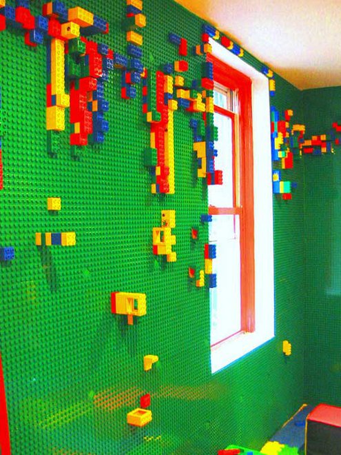 ideias criativas decoração quarto lego infantil