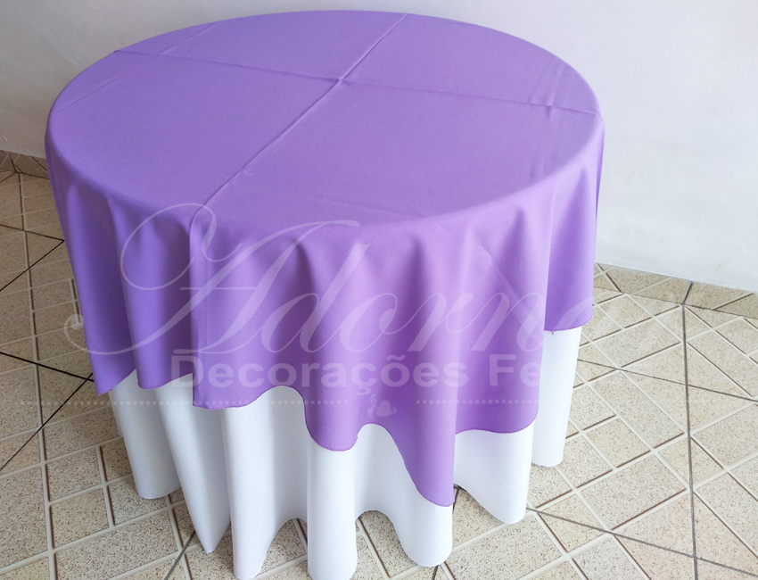decoração lilas simples