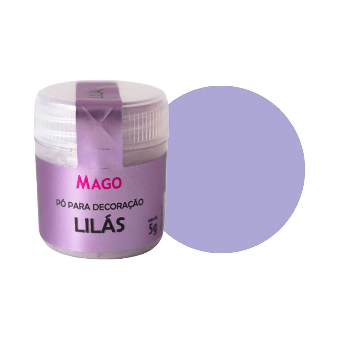 decoração lilas simples