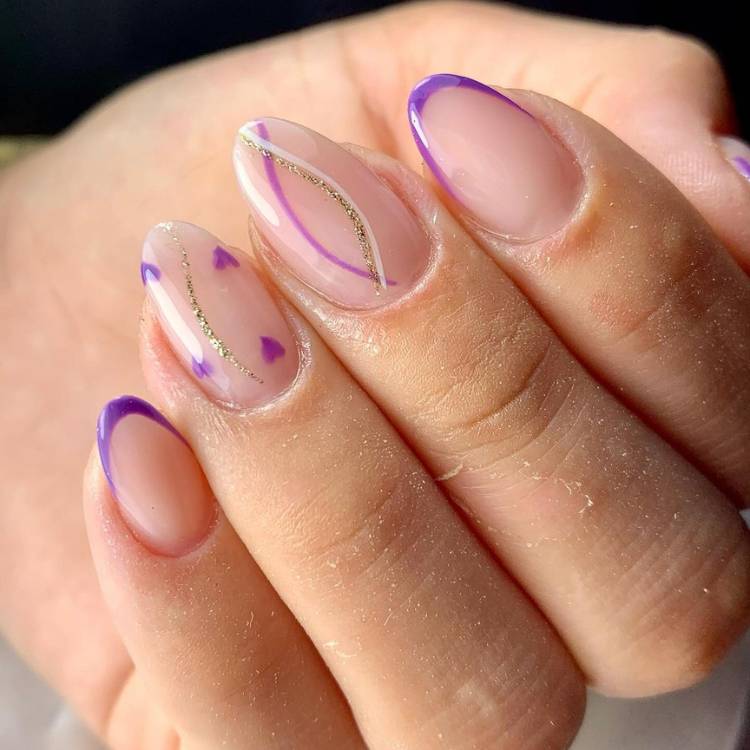 20 ideias de unhas lilas decoradas para arrasar