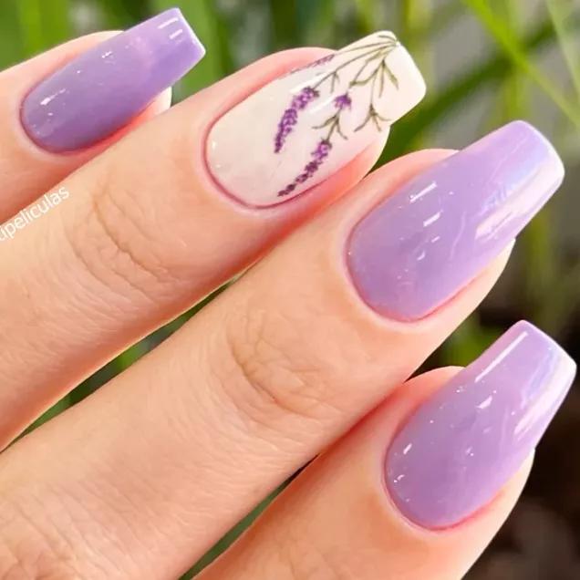 20 ideias de unhas lilas decoradas para arrasar