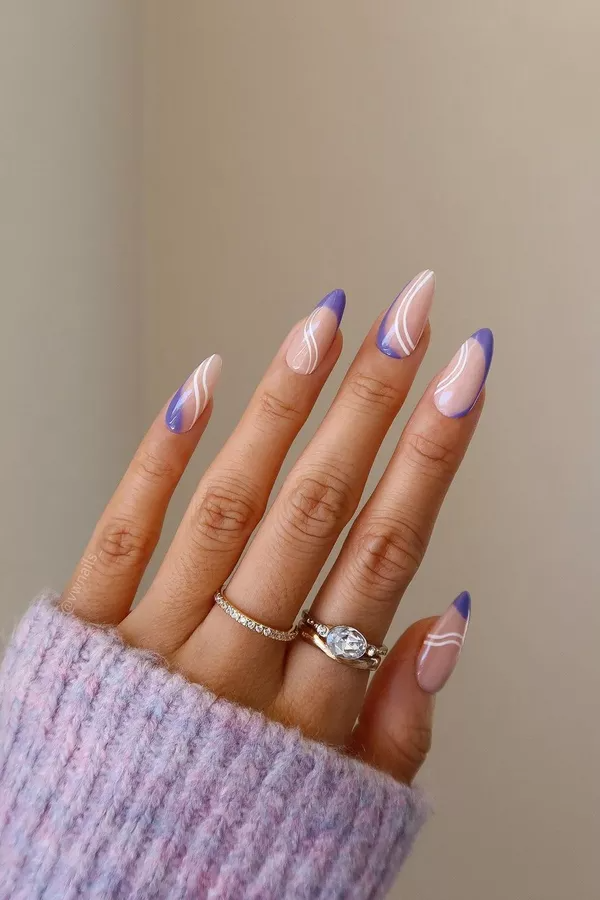 unha lilas fosca ou brilhante qual escolher