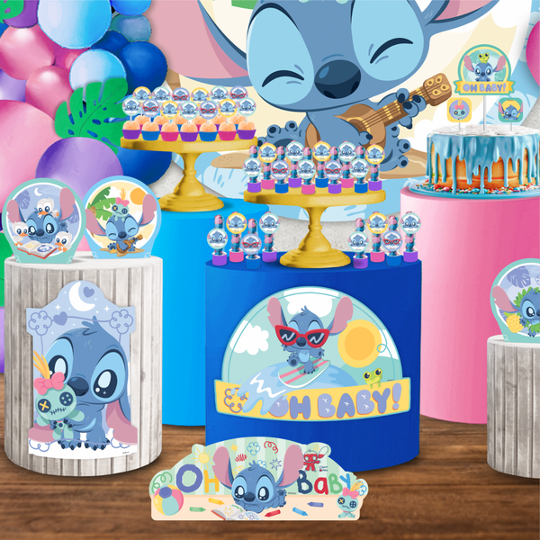 erros comuns decoração festa lilo e stitch