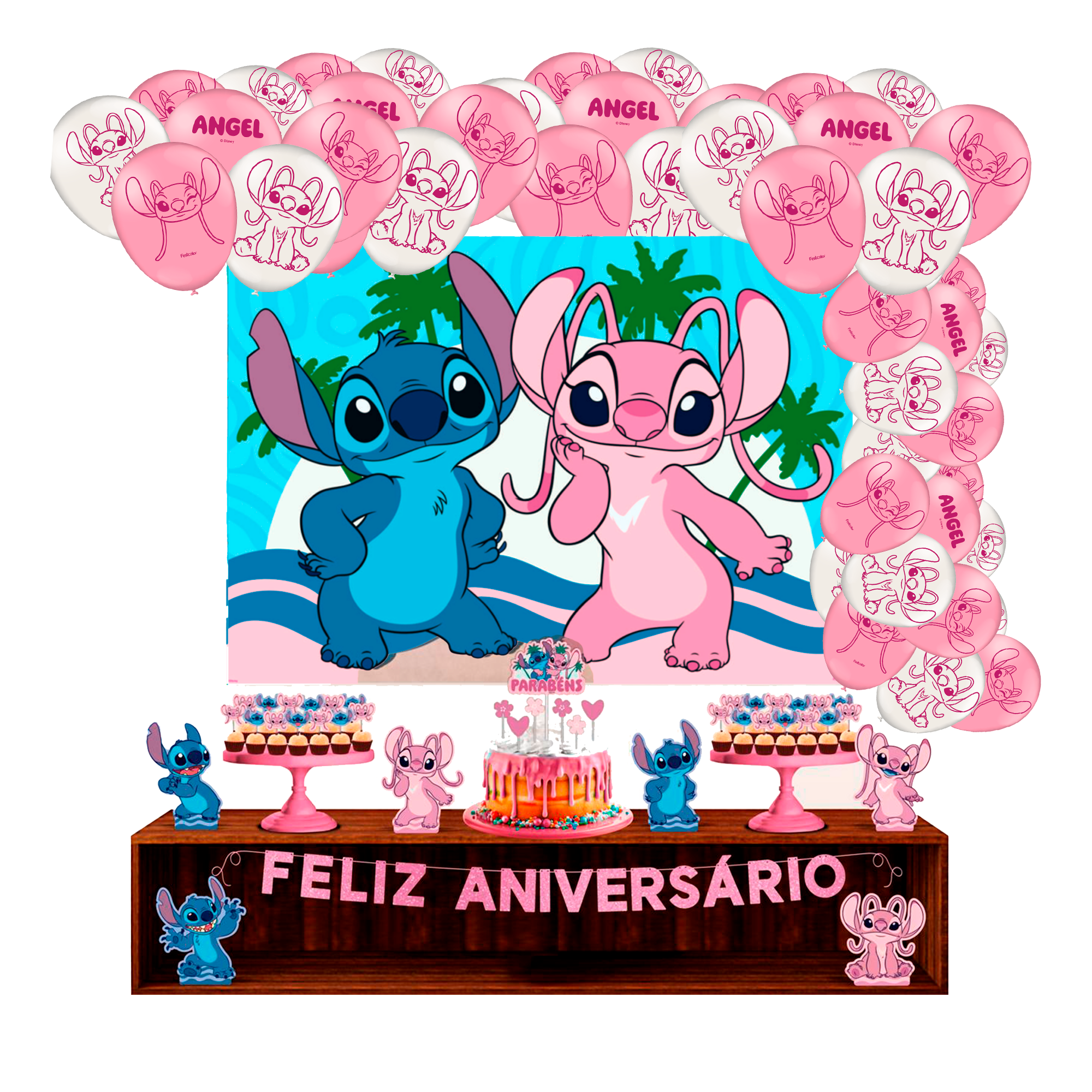 decoração lilo e stitch