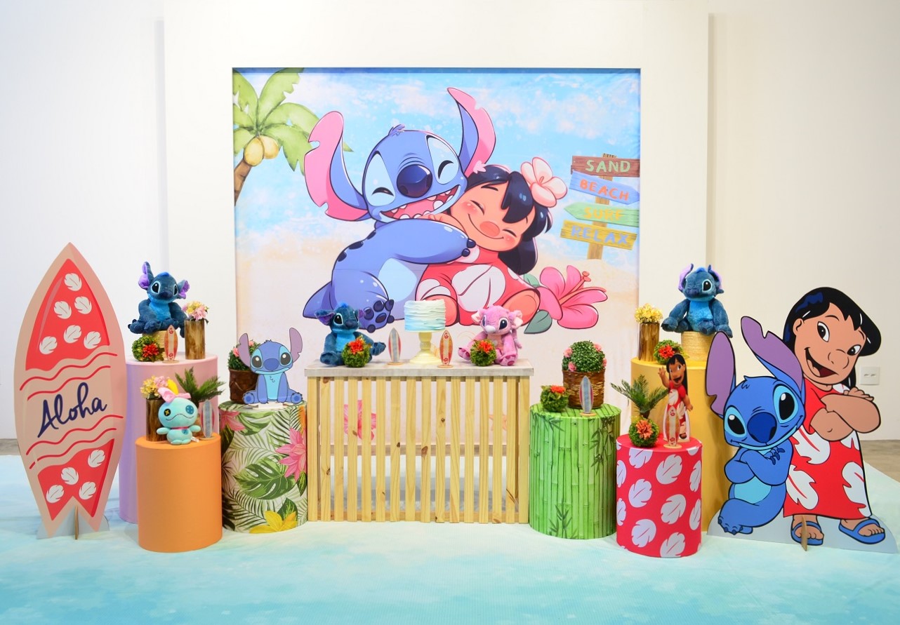 quanto custa decoração festa lilo e stitch
