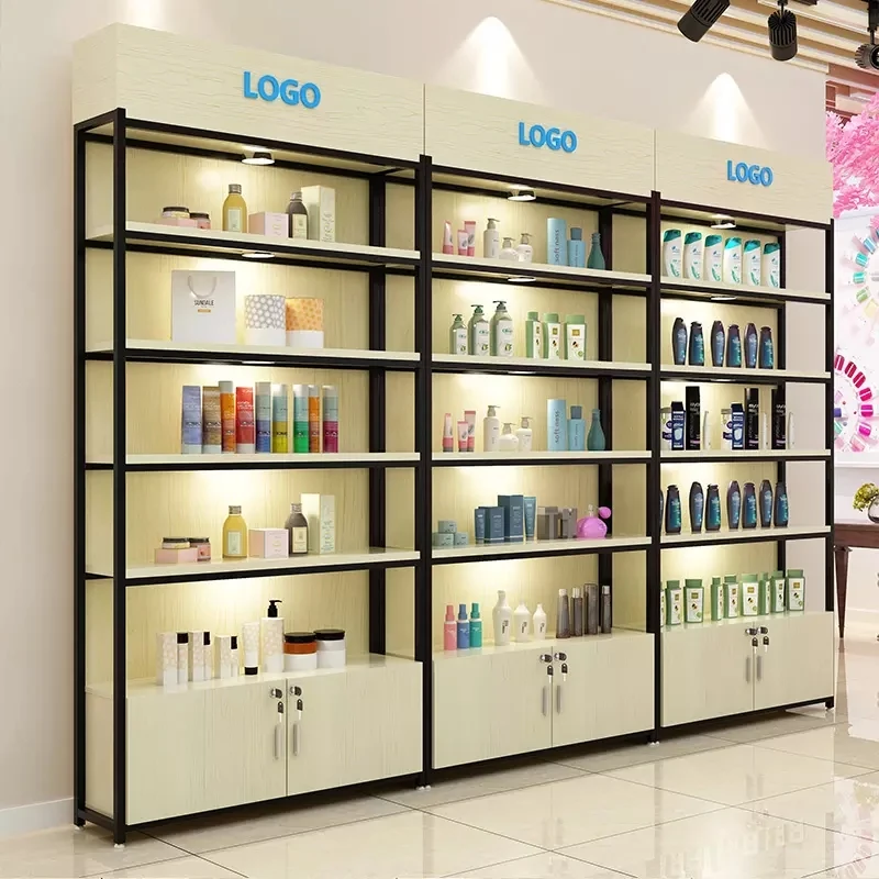 decoração loja de cosmeticos pequena
