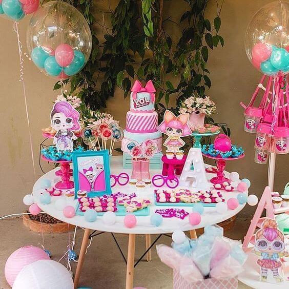 Ideias criativas para o tema LOL Surprise em festas infantis