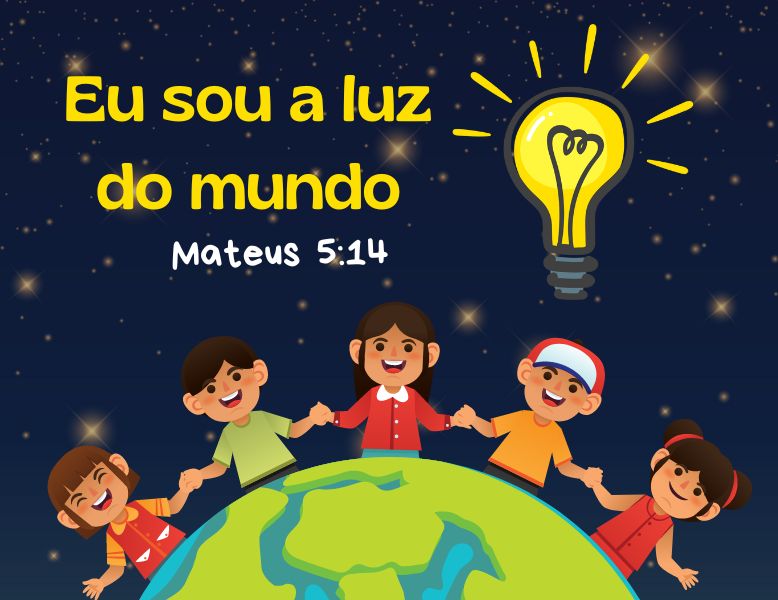 decoração luz do mundo infantil versus sal da terra