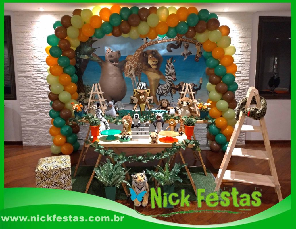 decoração madagascar simples