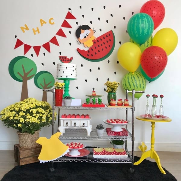 DIY: Decoração Festa Magali Simples e Barata em Casa