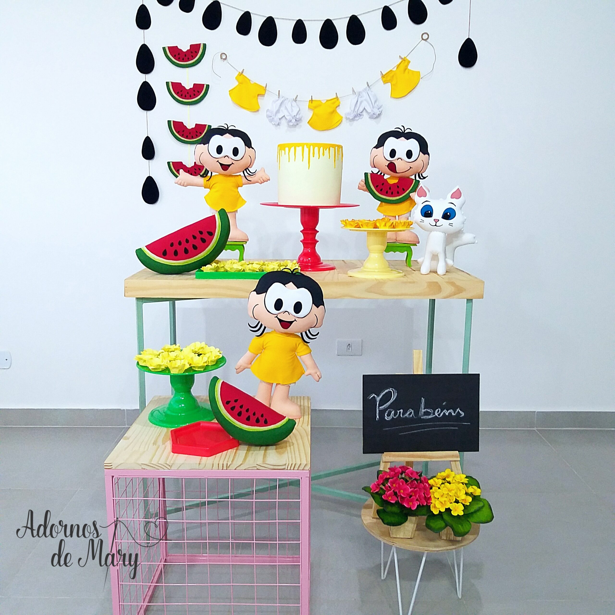 decoração magali simples e barato