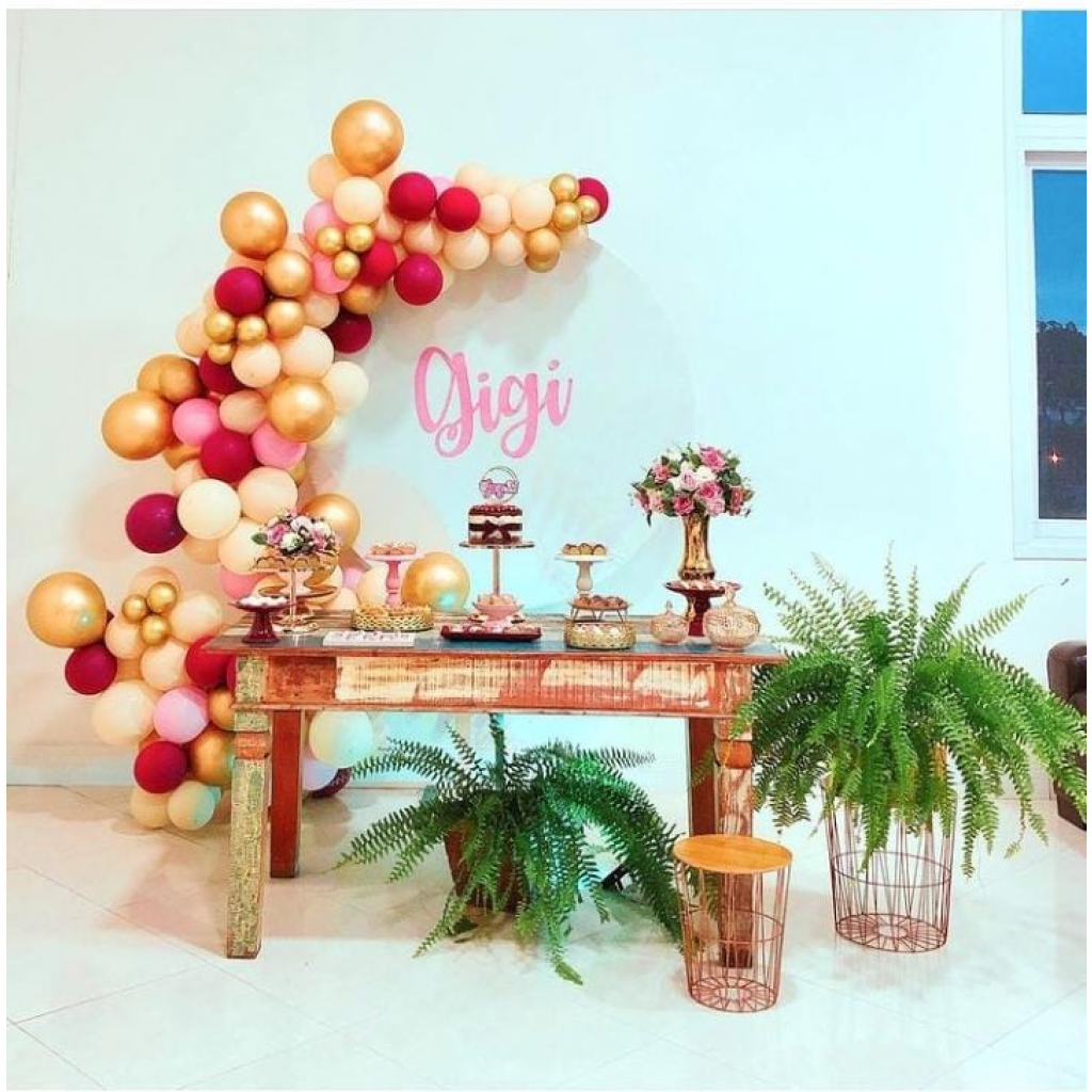 decoração marsala com dourado