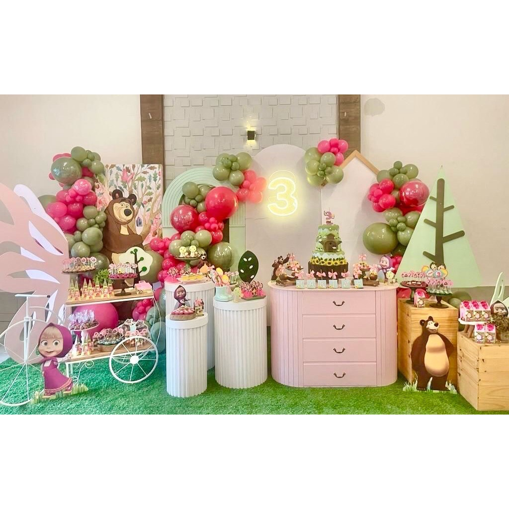 decoração masha e o urso