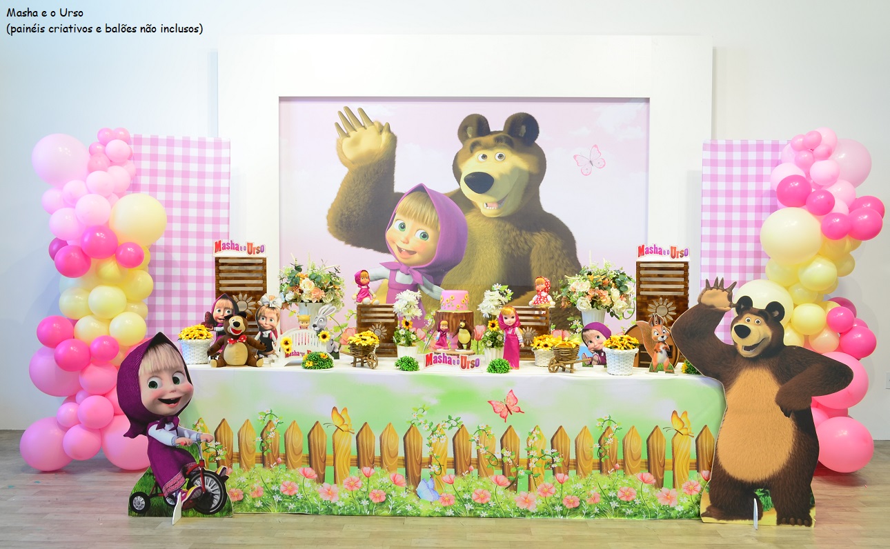 decoração masha e o urso