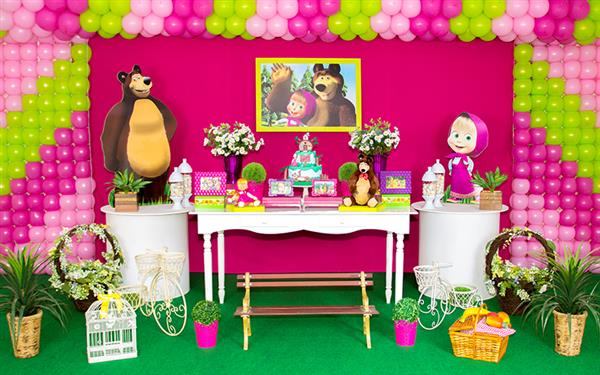 decoração masha e o urso