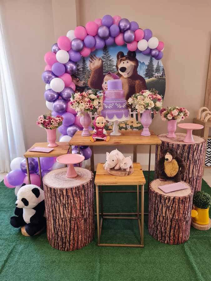 decoração masha e o urso