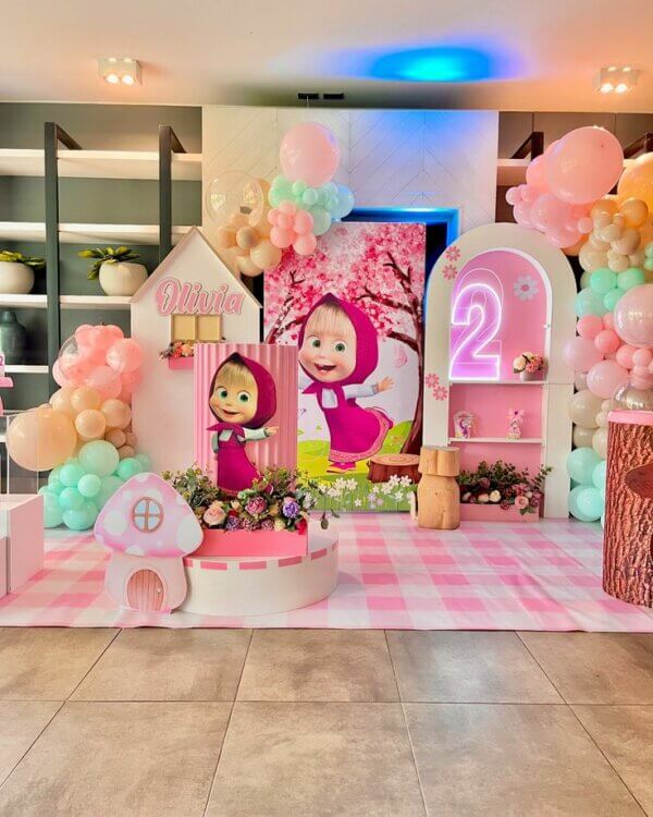 decoração masha e o urso