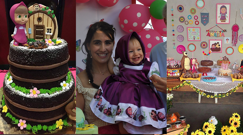 decoração masha e o urso