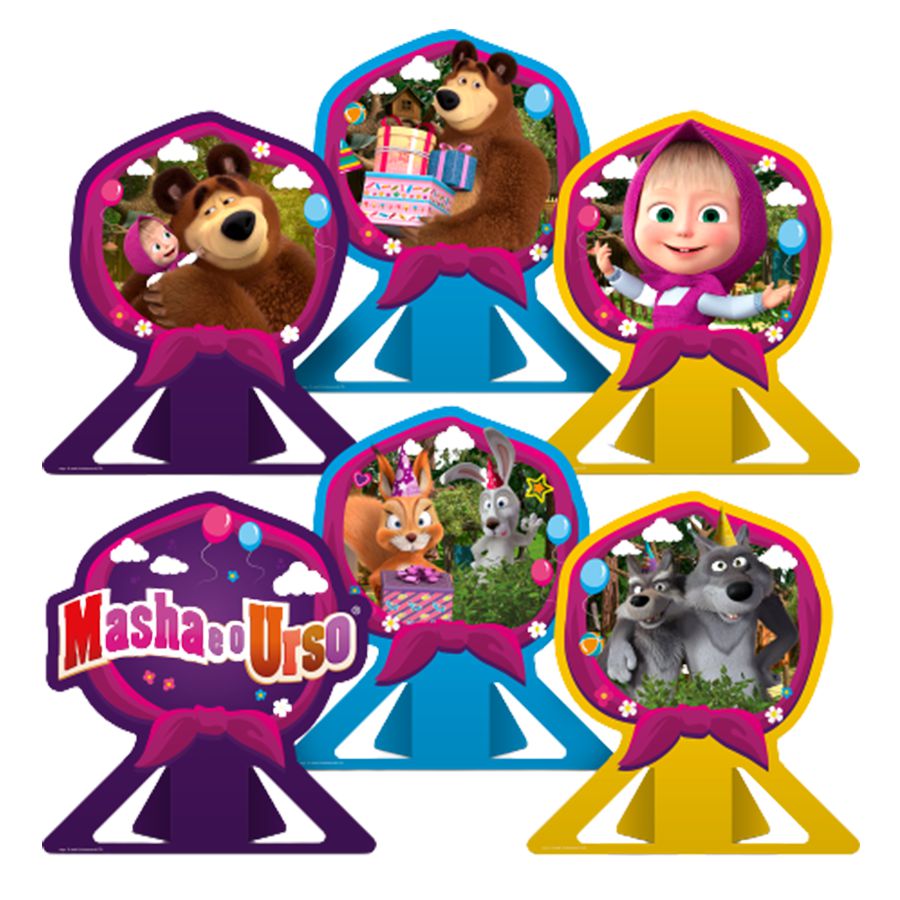 decoração masha e o urso