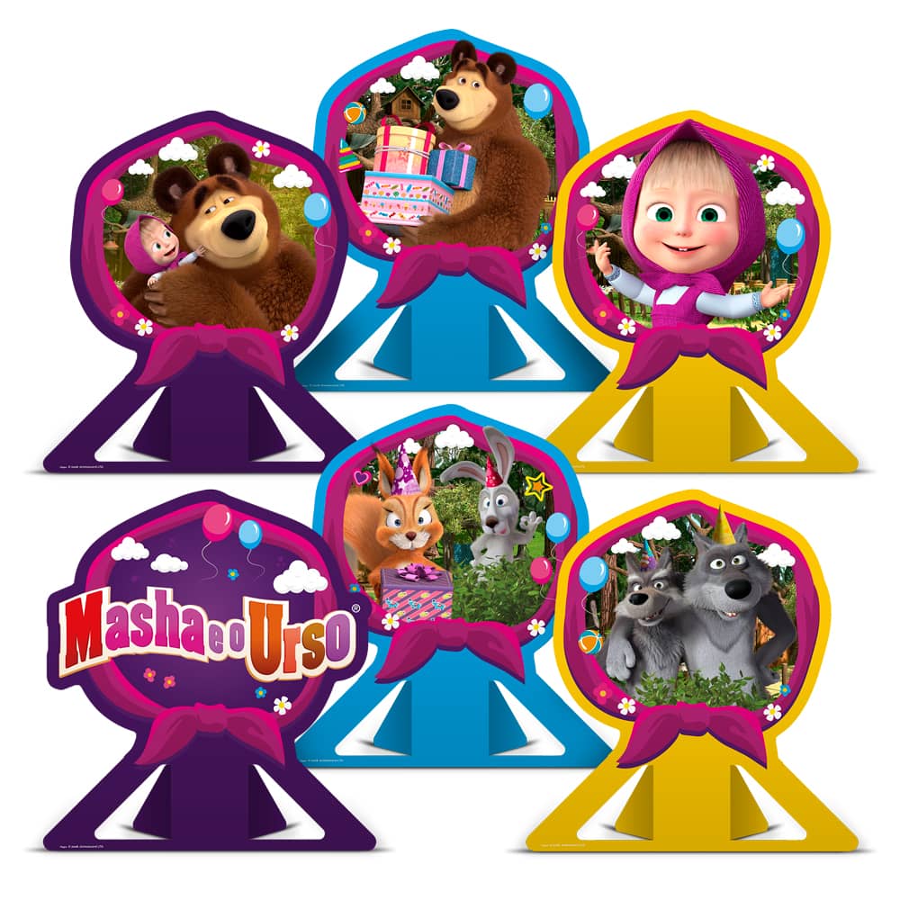 decoração masha e urso