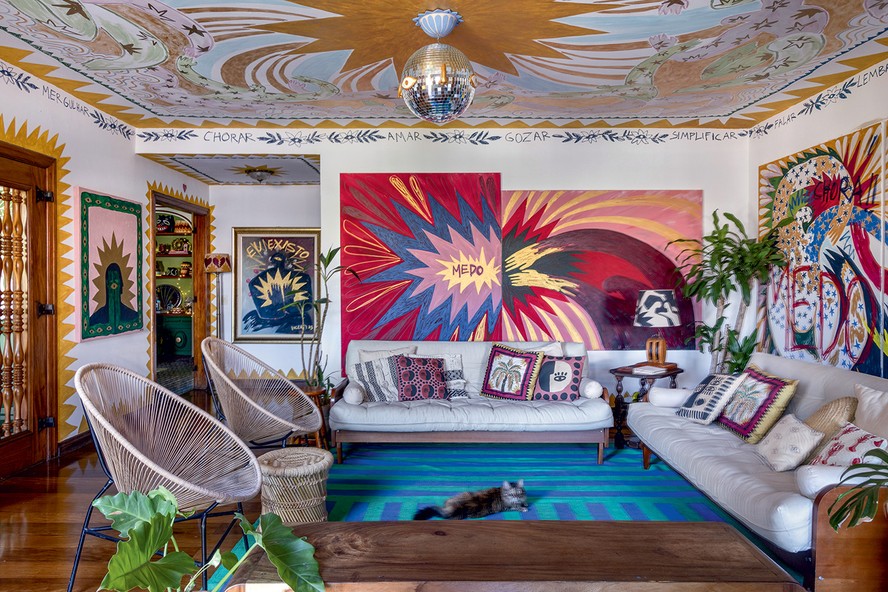 decoração maximalista