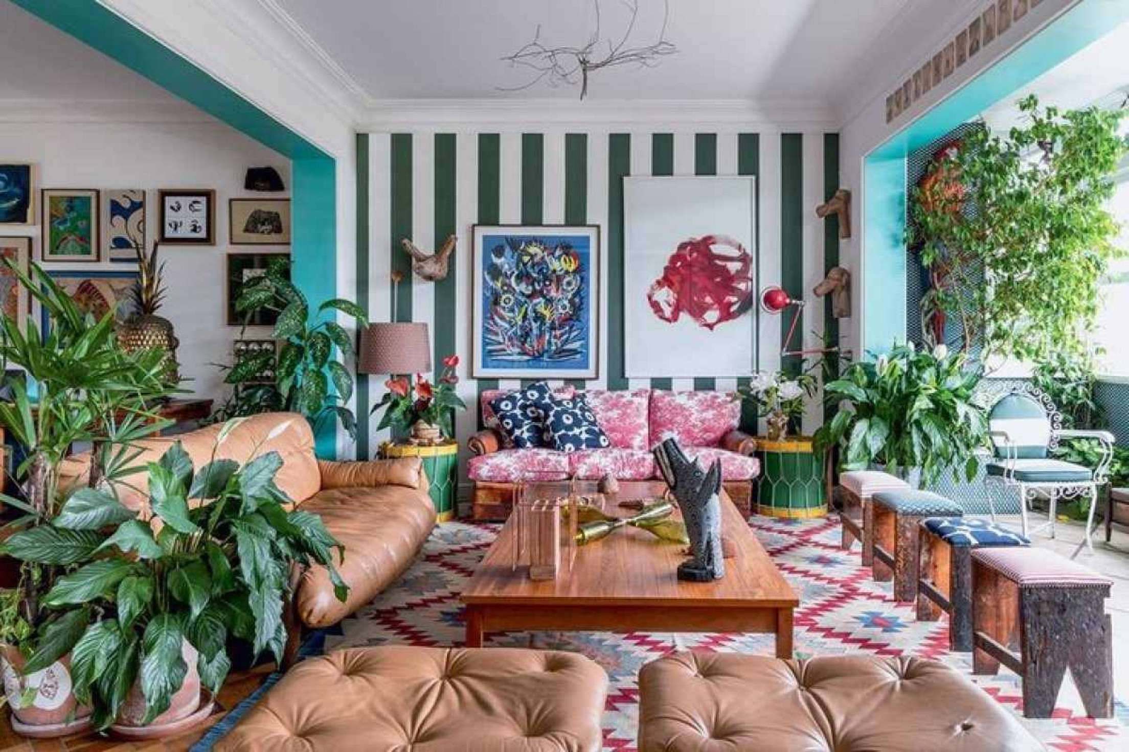 decoração maximalista
