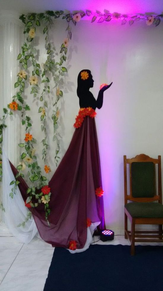 decoração mes da mulher