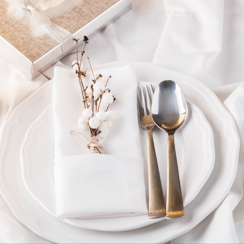 decoração mesa ano novo