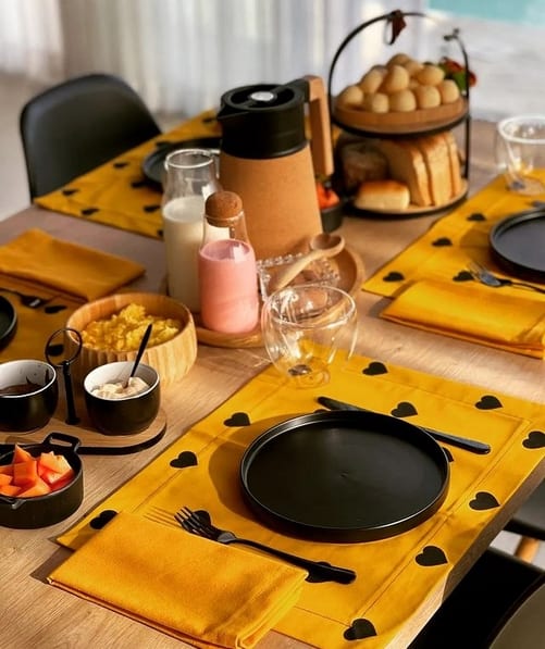 decoracao mesa cafe dia maes barata e elegante