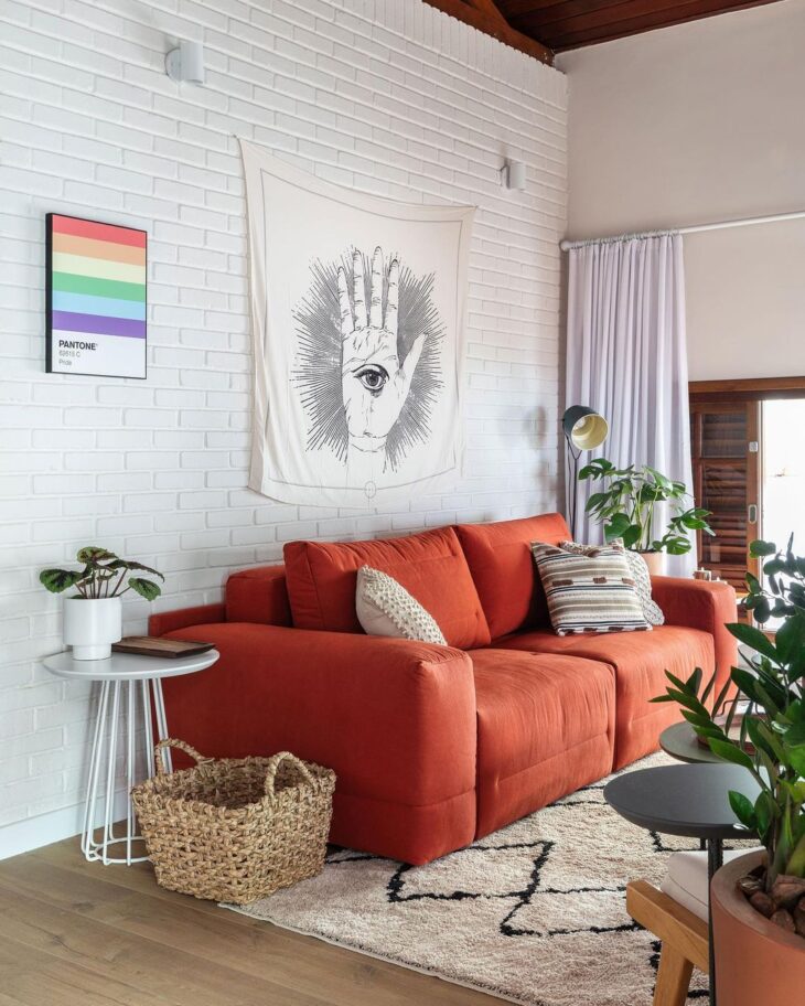 decoração mesa de canto para sala