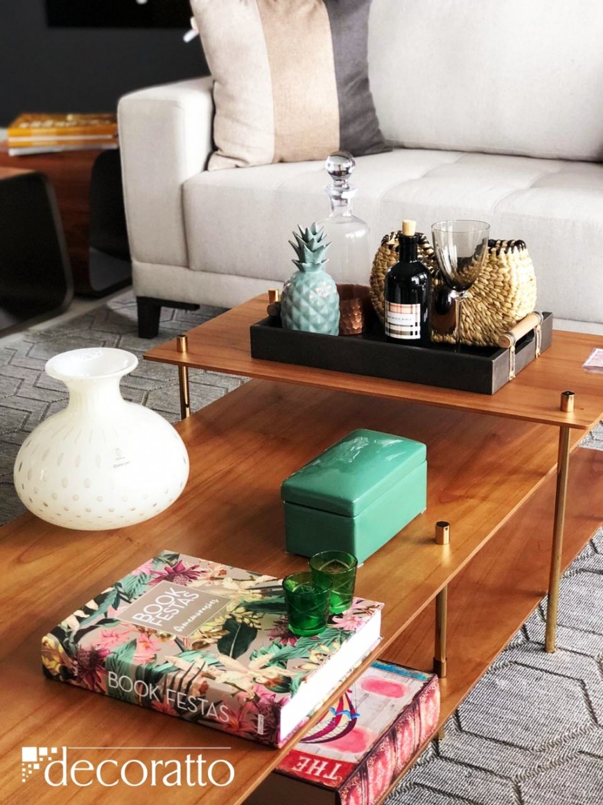 decoração mesa de centro