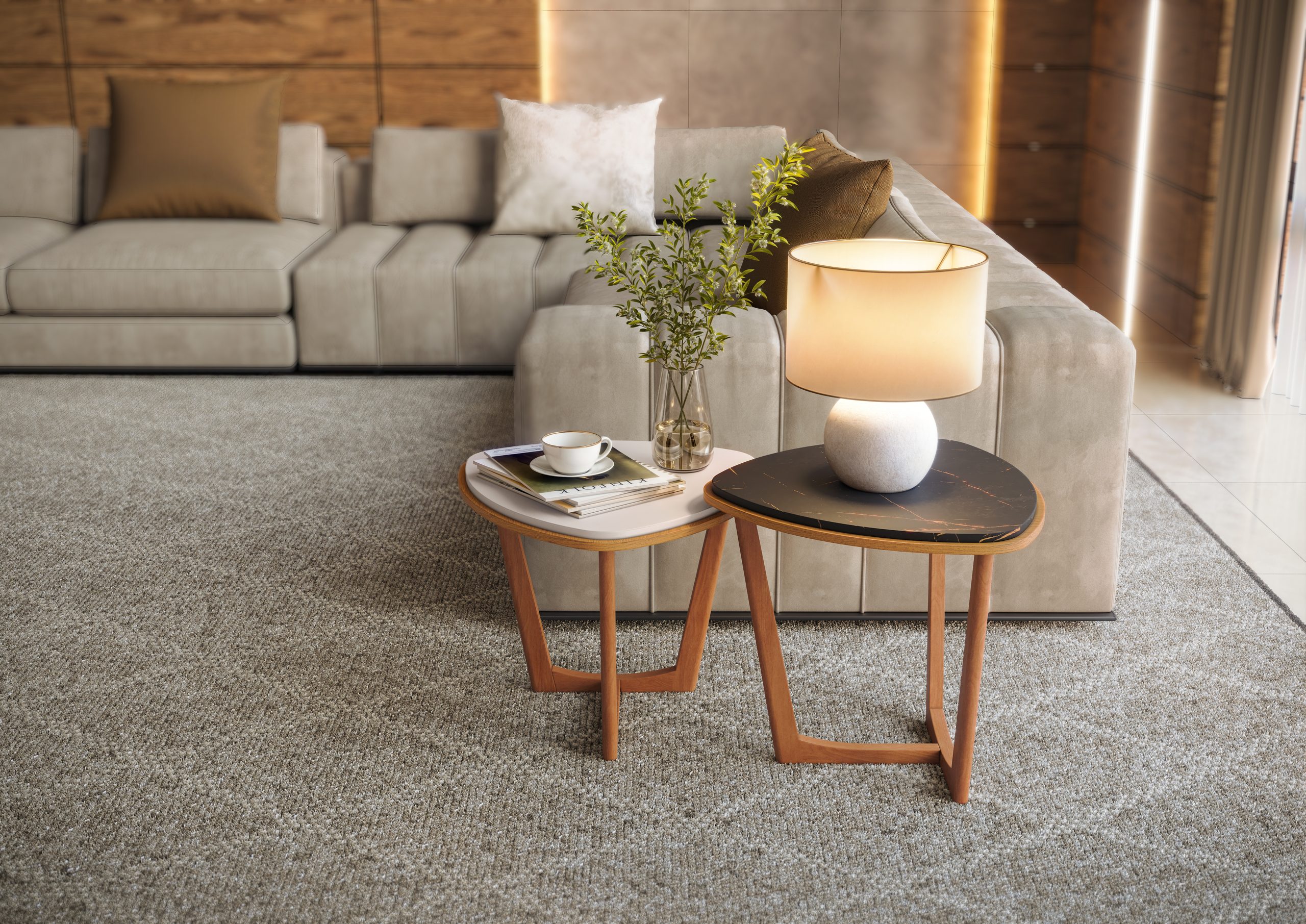 decoração mesa de centro sala