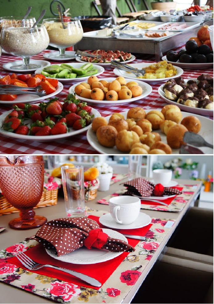 custo medio para decorar mesa de cafe da manha