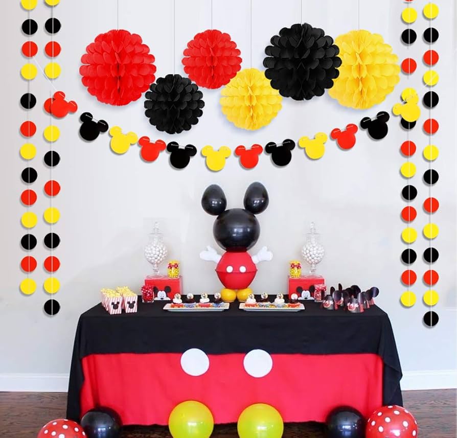 decoração mickey e minnie juntos simples
