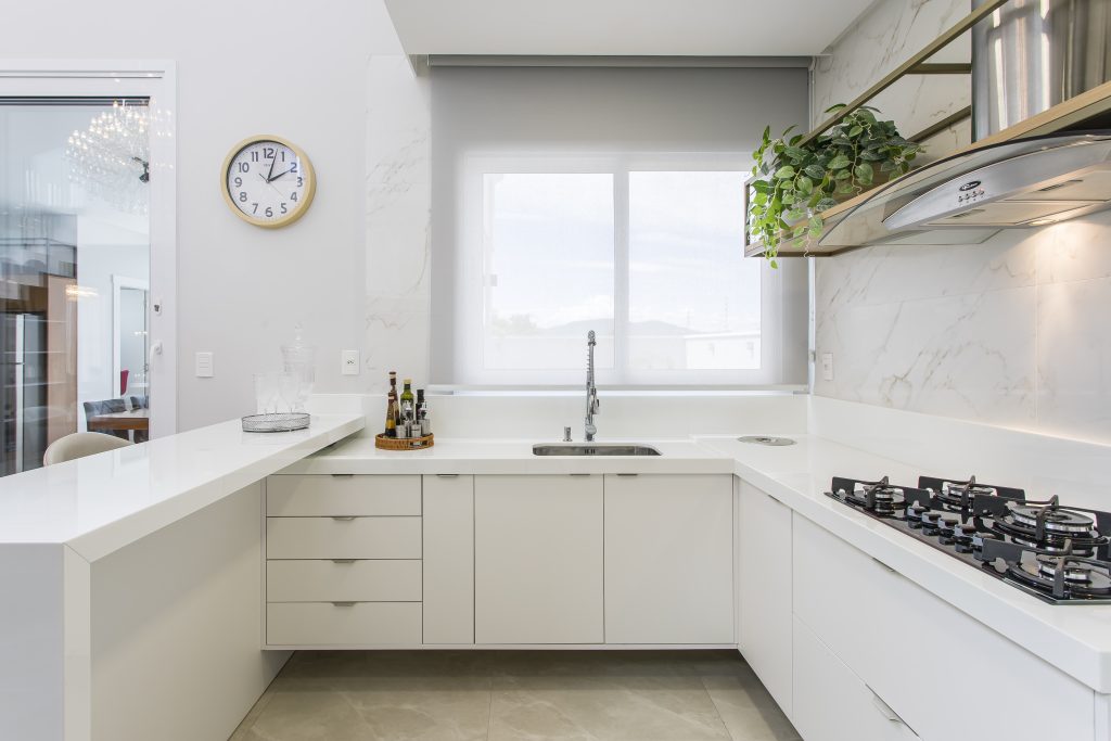 decoração minimalista cozinha