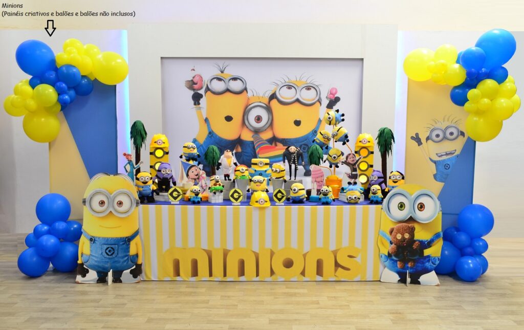 ideias de decoração de festa minions para aniversário infantil