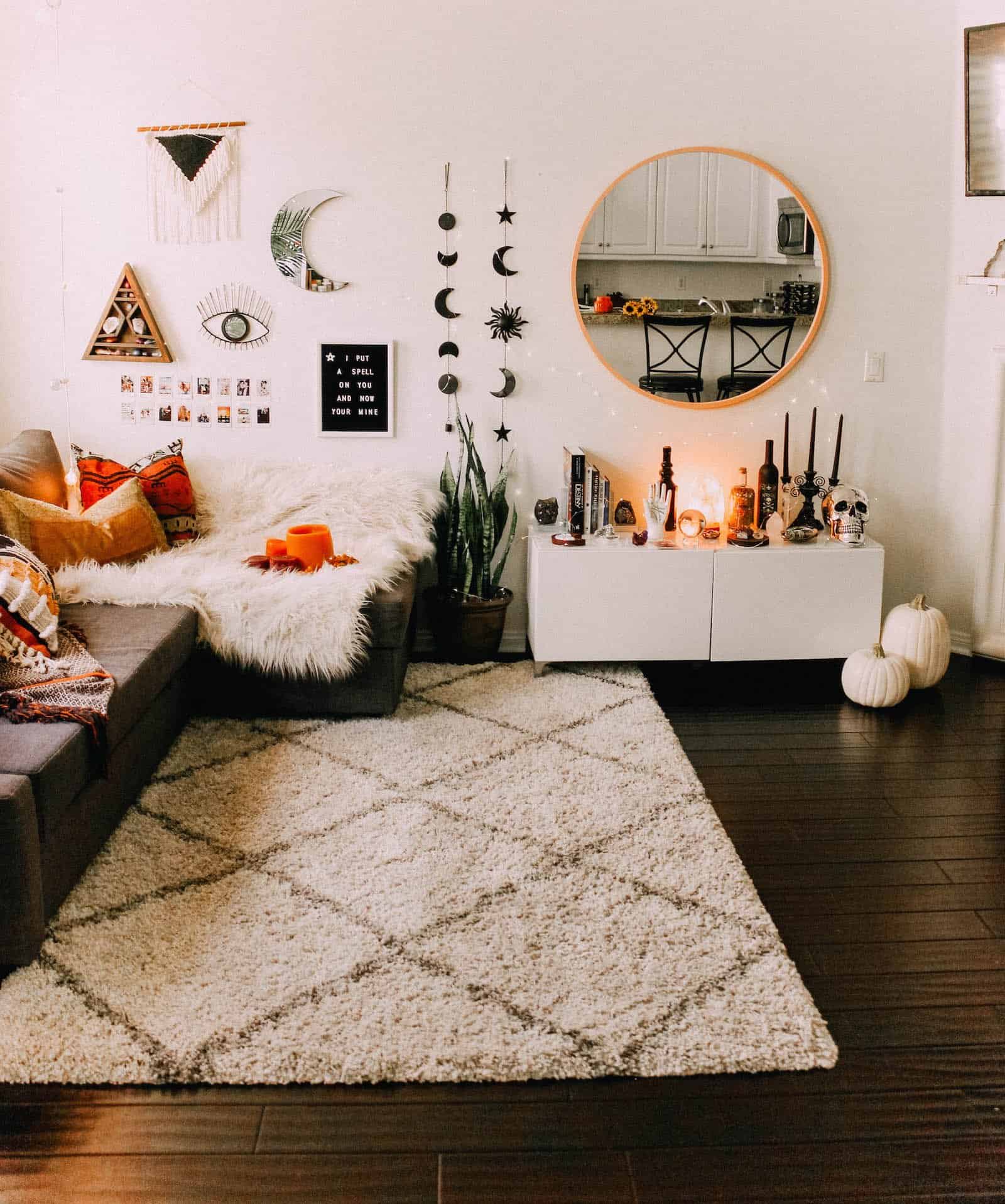 como usar cristais na decoração mística