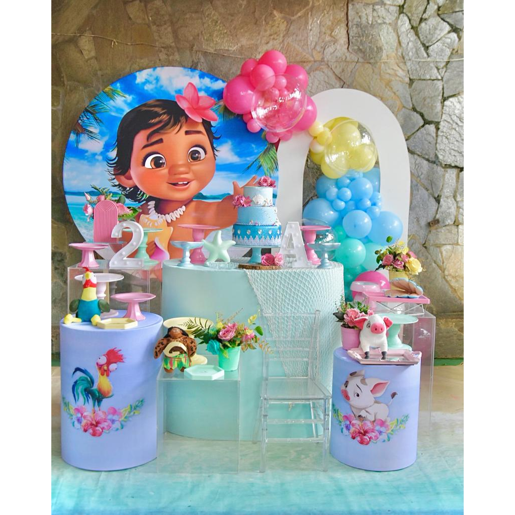 Como Montar uma Decoração Moana Baby Simples e Encantadora