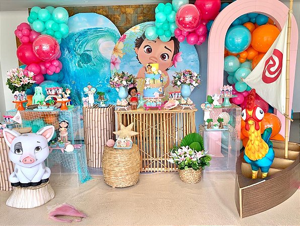 Onde Alugar Kits de Decoração Moana Baby: Guia de Fornecedores