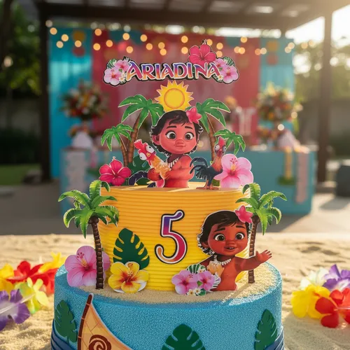 decoração moana baby luxo