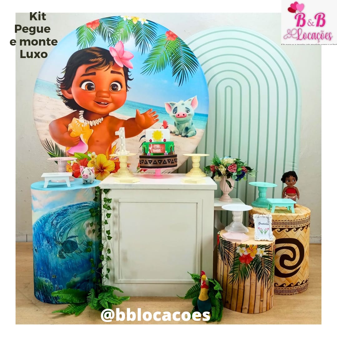 Paleta de Cores e Temas para uma Festa Moana Baby Inesquecível