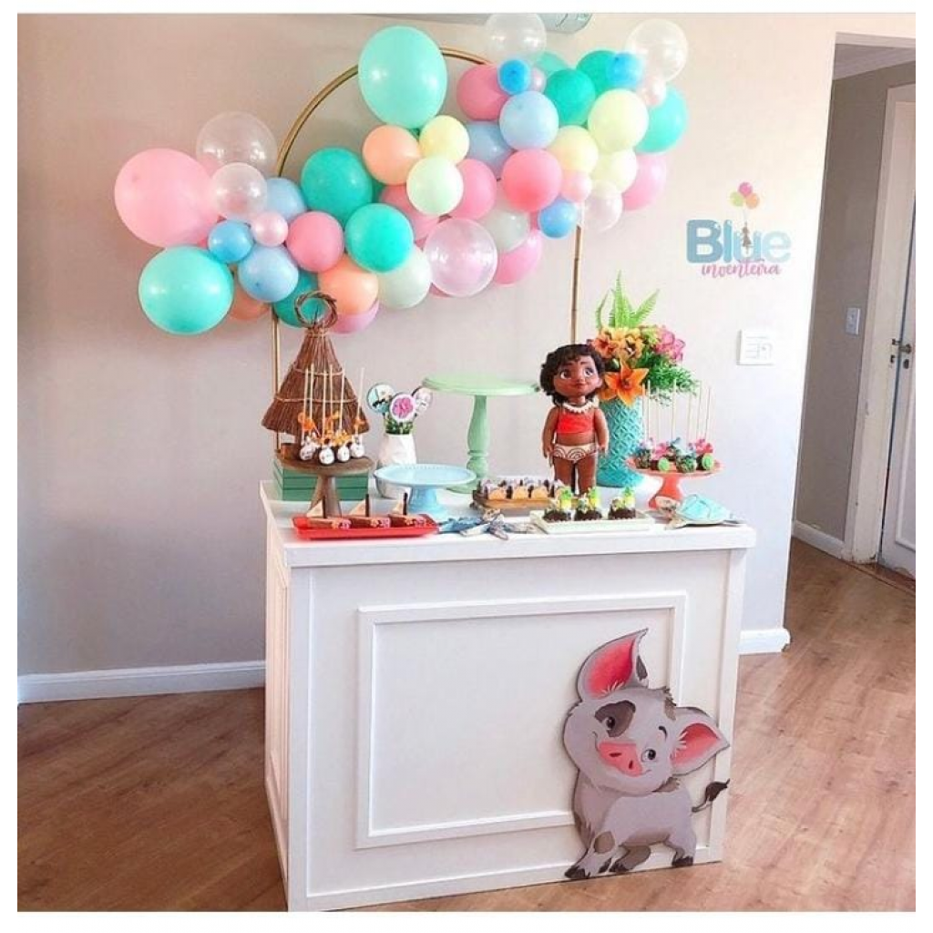 Passo a Passo: Centro de Mesa da Moana com Cocos Reais