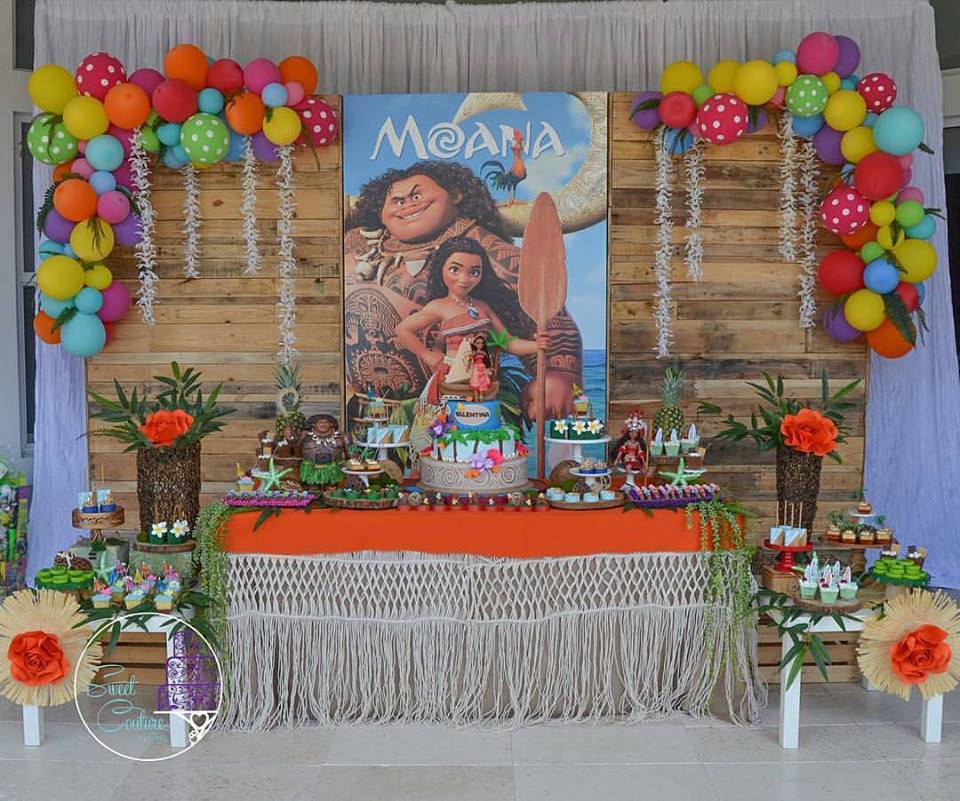 decoração moana simples e barata
