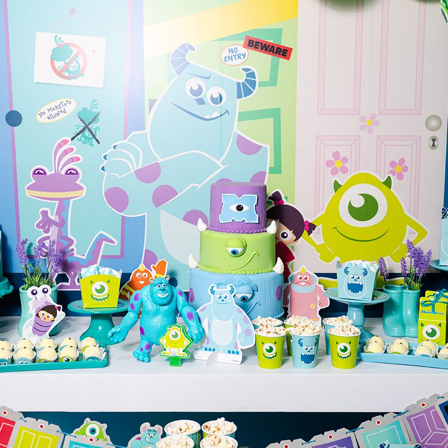 decoração monstros sa menina