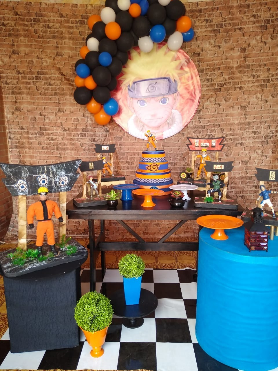 decoração naruto