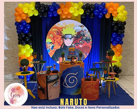 decoração naruto