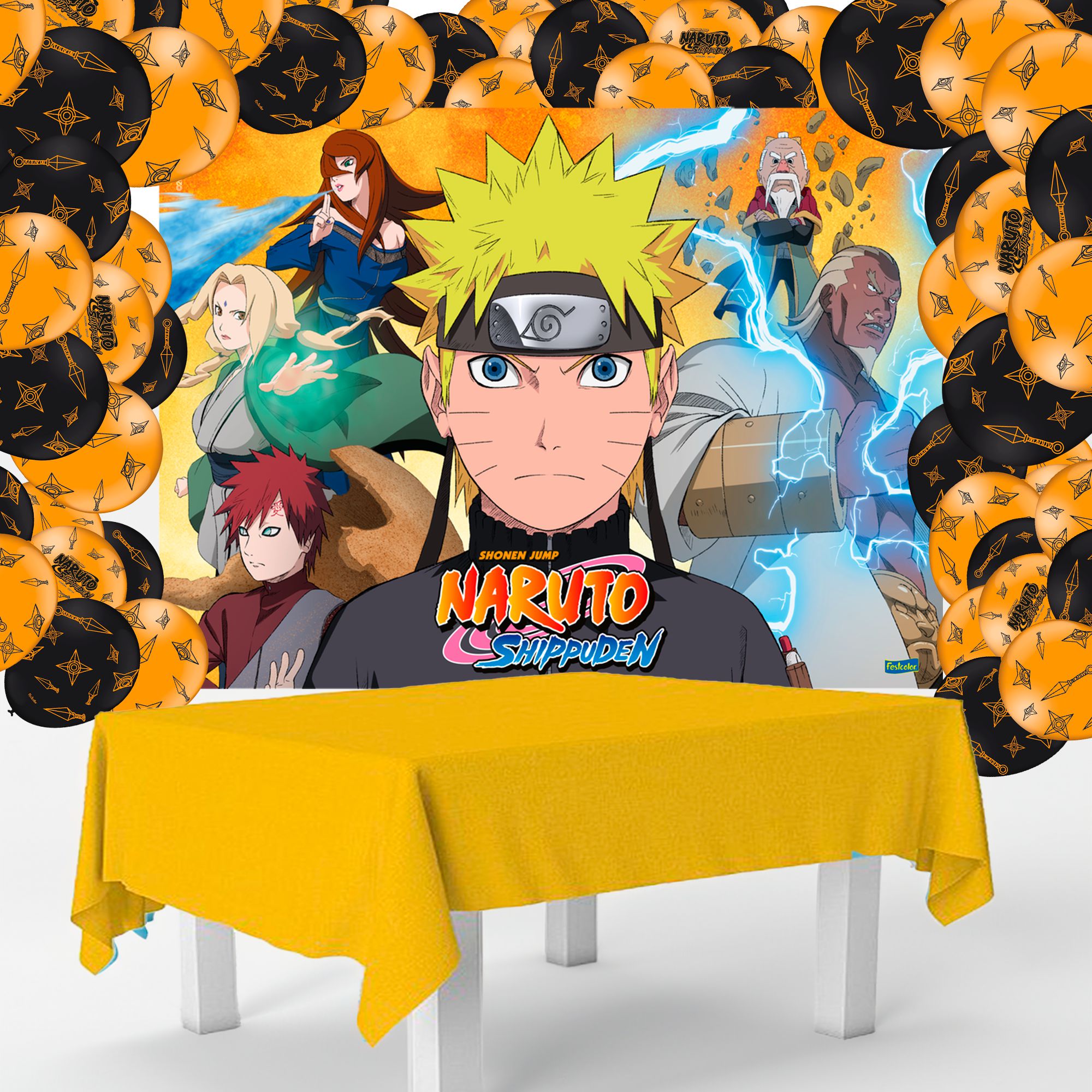 decoração naruto