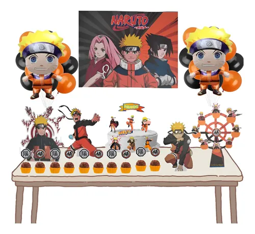 decoração naruto aniversário